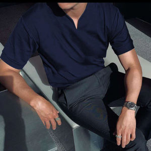 Casual Men's Short Sleeve Polo Shirt