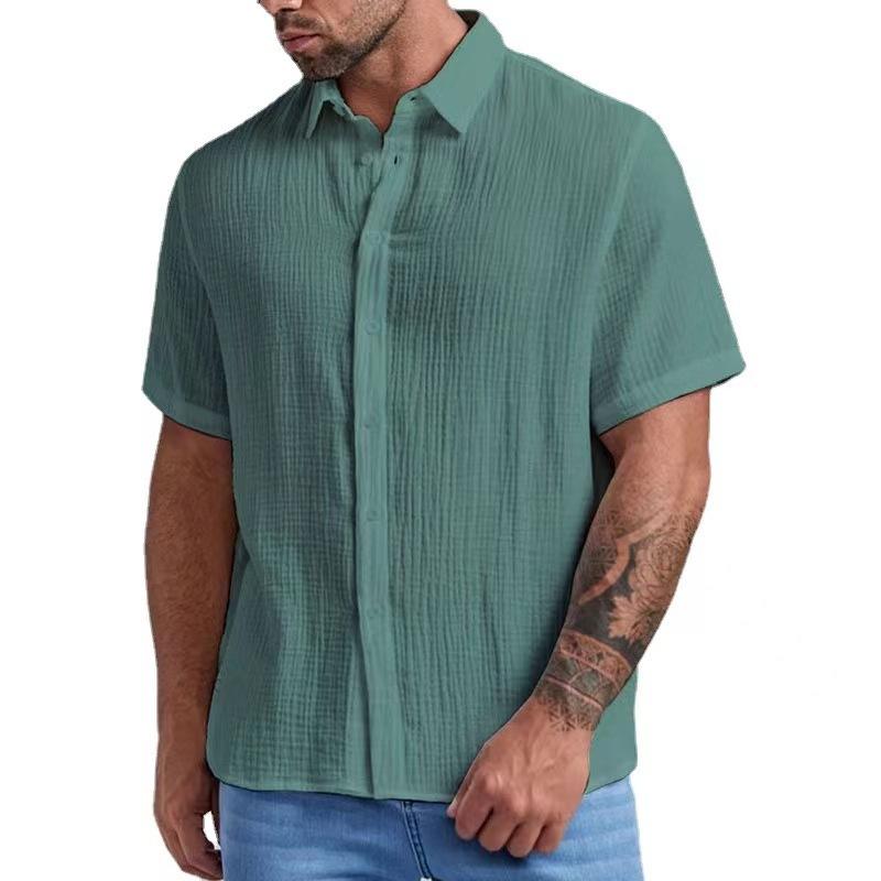 Breathable Men's Tailored Linen Shirt