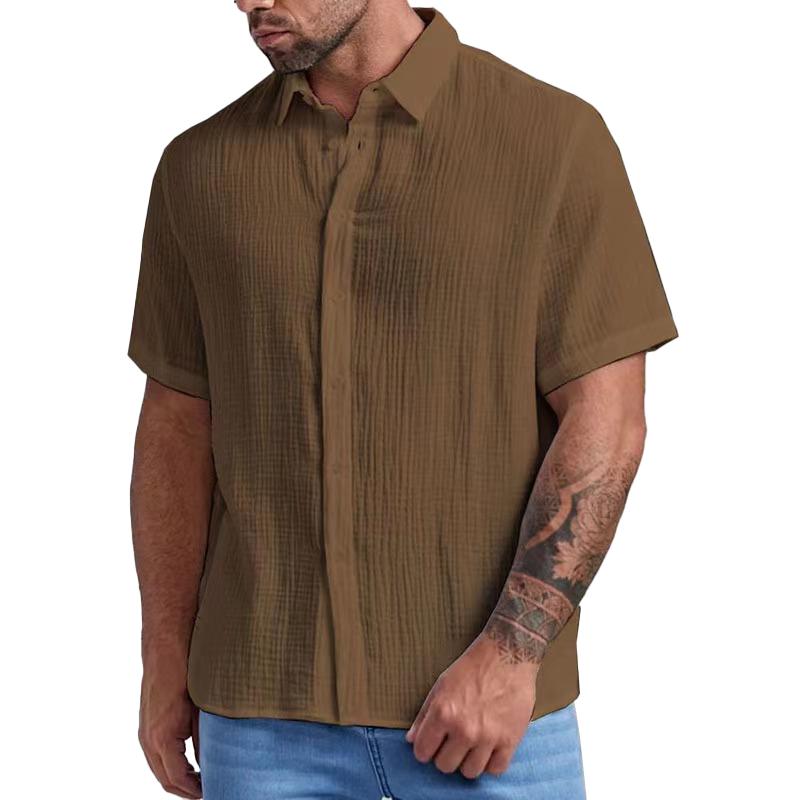Lightweight Linen Shirt with Tailored Design