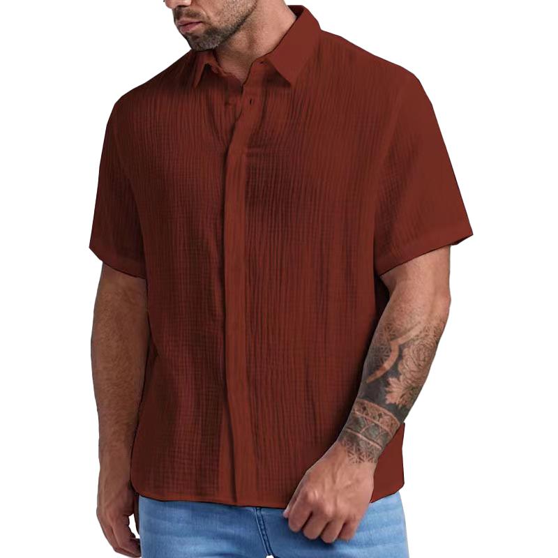 Lightweight Linen Shirt with Tailored Design