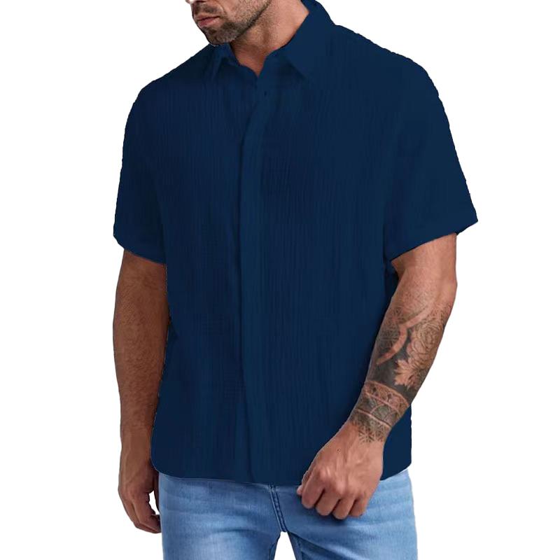 Lightweight Linen Shirt with Tailored Design