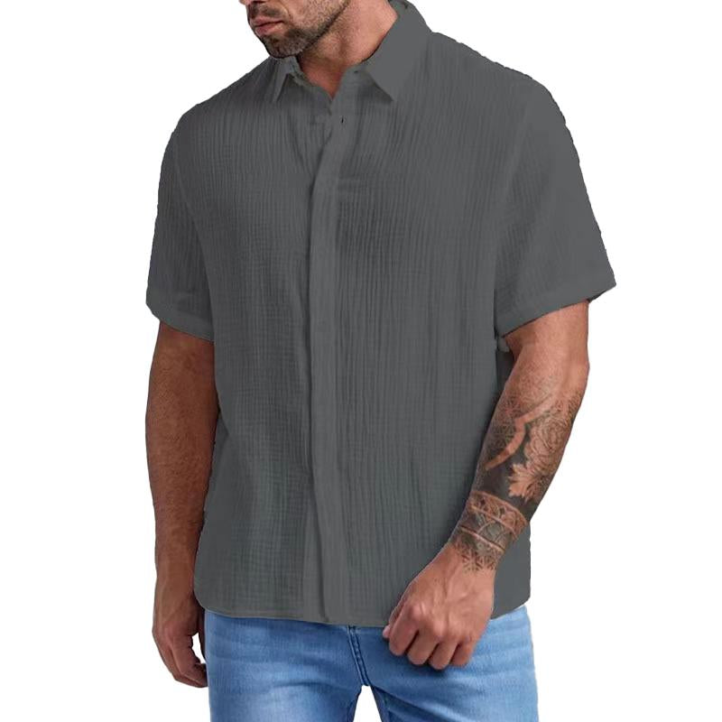 Lightweight Linen Shirt with Tailored Design
