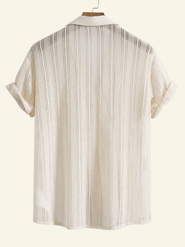 Striped Shirt with Modern Design