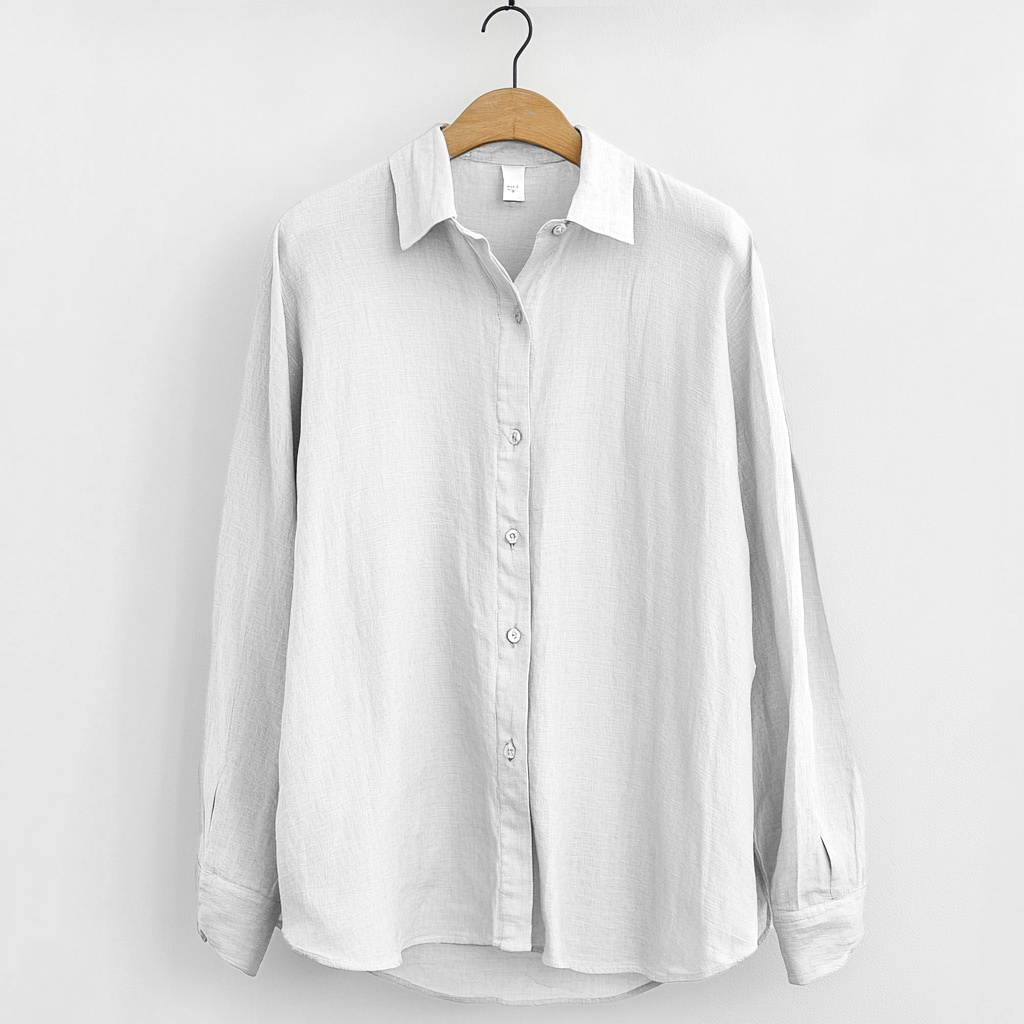 Linen Shirt with Long Sleeves