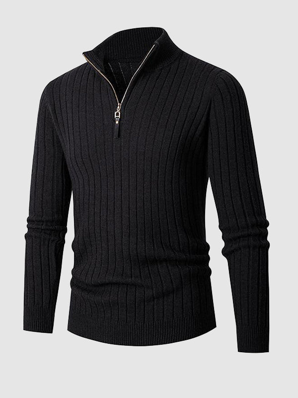 Dominic | Men's Comfortable Zip Neck Sweater