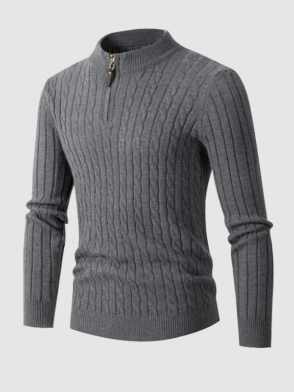 Ivor | Men's Zip Neck Winter Sweater