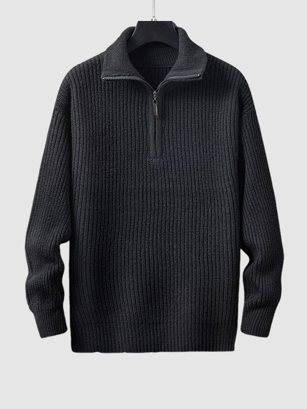 Clive | Men's Breathable Zip Sweater