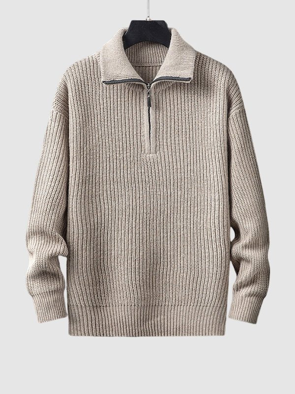 Clive | Men's Breathable Zip Sweater