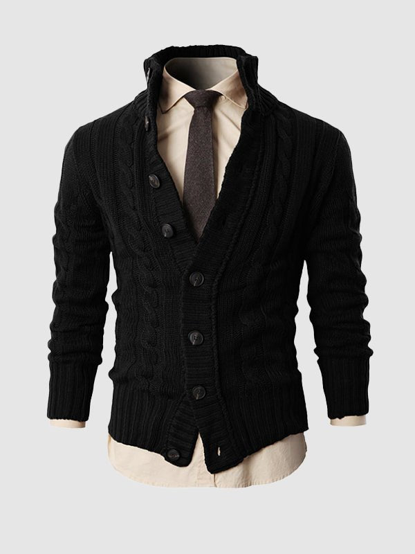 Ian | Men's Button-Up Winter Cardigan