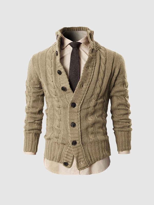Ian | Men's Button-Up Winter Cardigan