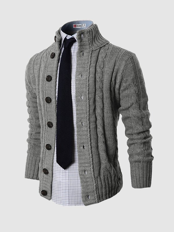 Ian | Men's Button-Up Winter Cardigan