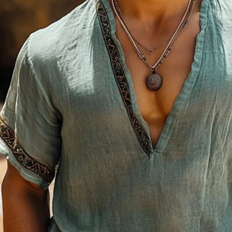 Cameron | Bohemian summer shirt for men
