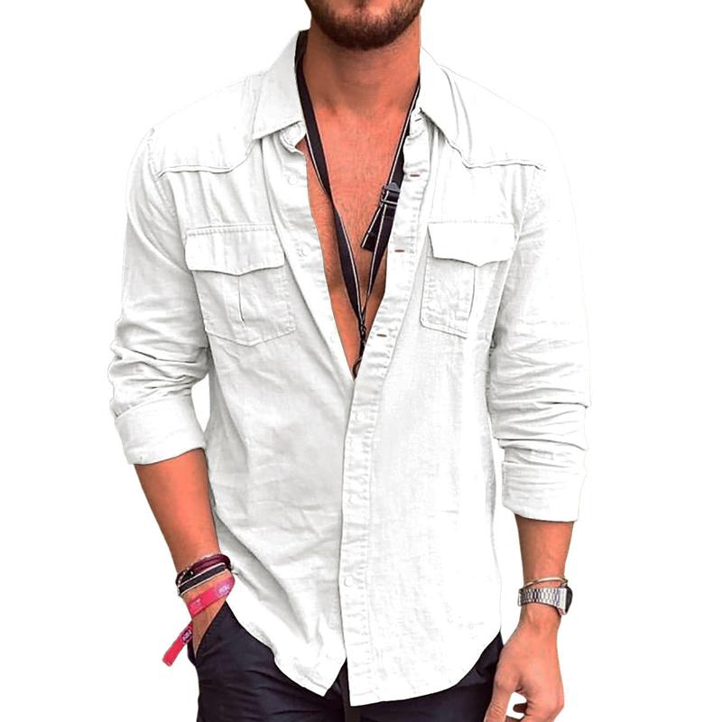 Refined Cargo Shirt with Elegant Design