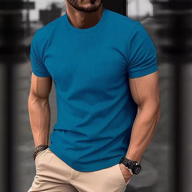 Breathable Silk Tee with Short Sleeves