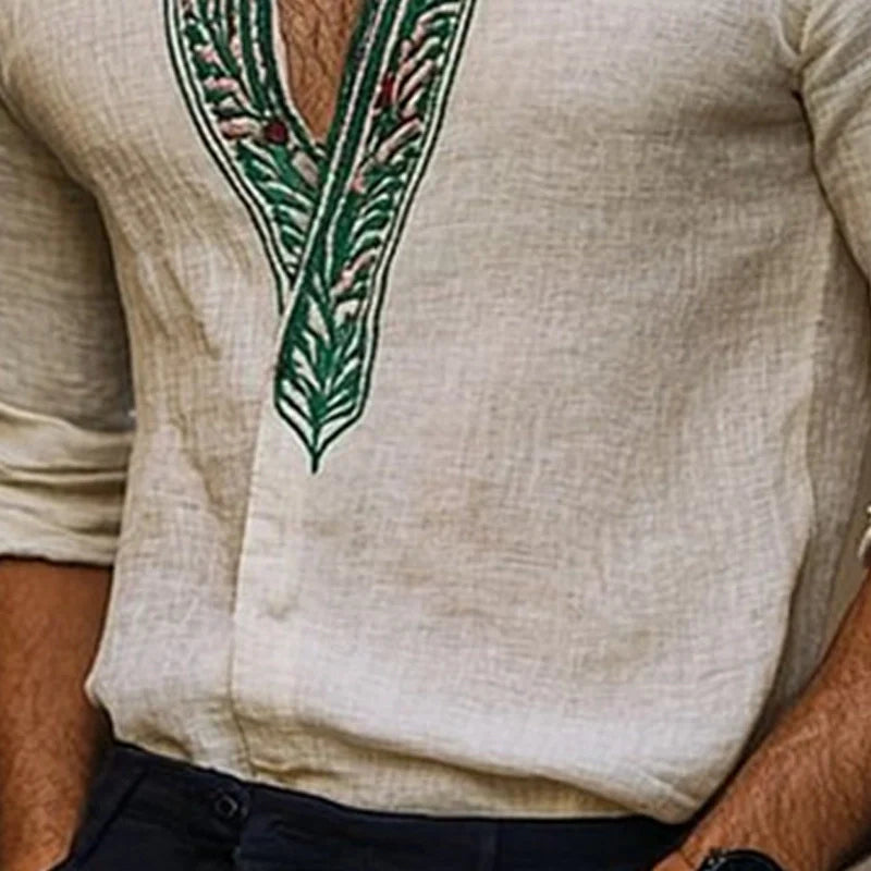 Brandon | Bohemian summer shirt for men