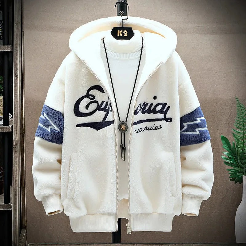 Men's Zip-Up Cardigan | Polyester | Casual, Comfortable