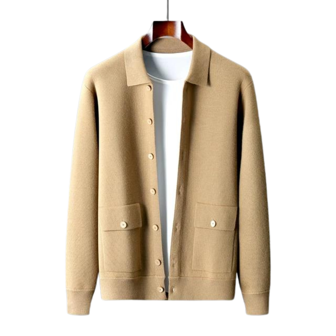 Stylish Open-Front Knit Cardigan