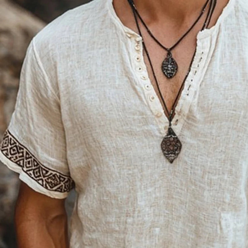 Austin | Bohemian summer shirt for men