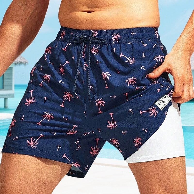 Quick-Dry Men's Swim Trunks